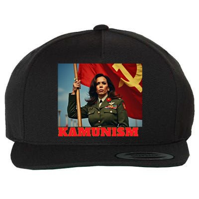 Kammunism Kamunism Komrade Comrade Kamala Forward 2024 Wool Snapback Cap