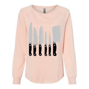 Knife Kit Kitchen Tools Gadget Tee Womens California Wash Sweatshirt