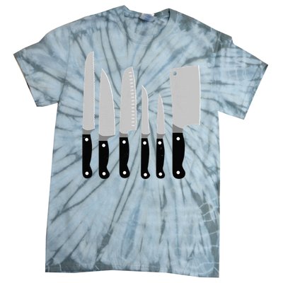 Knife Kit Kitchen Tools Gadget Tee Tie-Dye T-Shirt