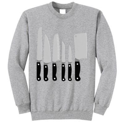 Knife Kit Kitchen Tools Gadget Tee Tall Sweatshirt