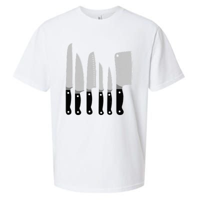 Knife Kit Kitchen Tools Gadget Tee Sueded Cloud Jersey T-Shirt