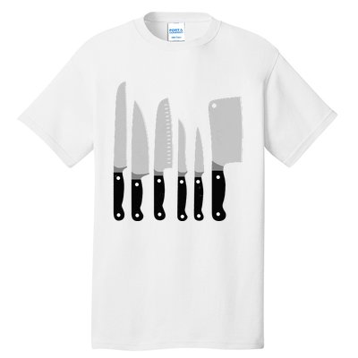 Knife Kit Kitchen Tools Gadget Tee Tall T-Shirt