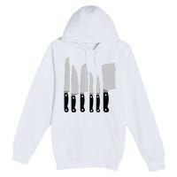 Knife Kit Kitchen Tools Gadget Tee Premium Pullover Hoodie