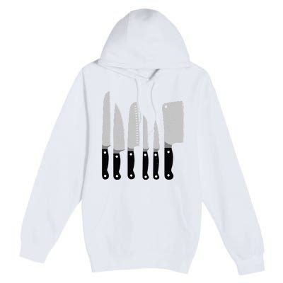 Knife Kit Kitchen Tools Gadget Tee Premium Pullover Hoodie