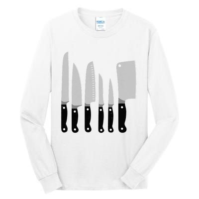 Knife Kit Kitchen Tools Gadget Tee Tall Long Sleeve T-Shirt