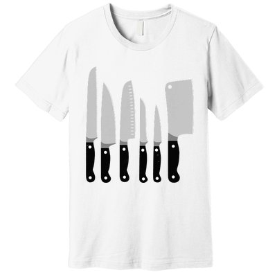 Knife Kit Kitchen Tools Gadget Tee Premium T-Shirt