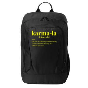 Kamala Karma La Definition Fate Of A Lifelong Criminal City Backpack