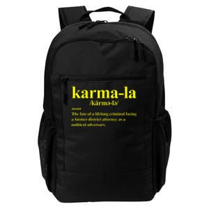 Kamala Karma La Definition Fate Of A Lifelong Criminal Daily Commute Backpack