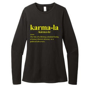 Kamala Karma La Definition Fate Of A Lifelong Criminal Womens CVC Long Sleeve Shirt