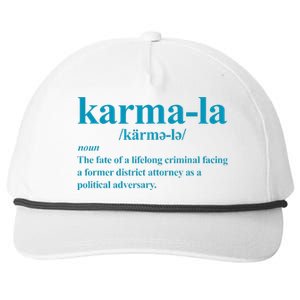 Kamala Karma La Definition Fate Of A Lifelong Criminal Snapback Five-Panel Rope Hat