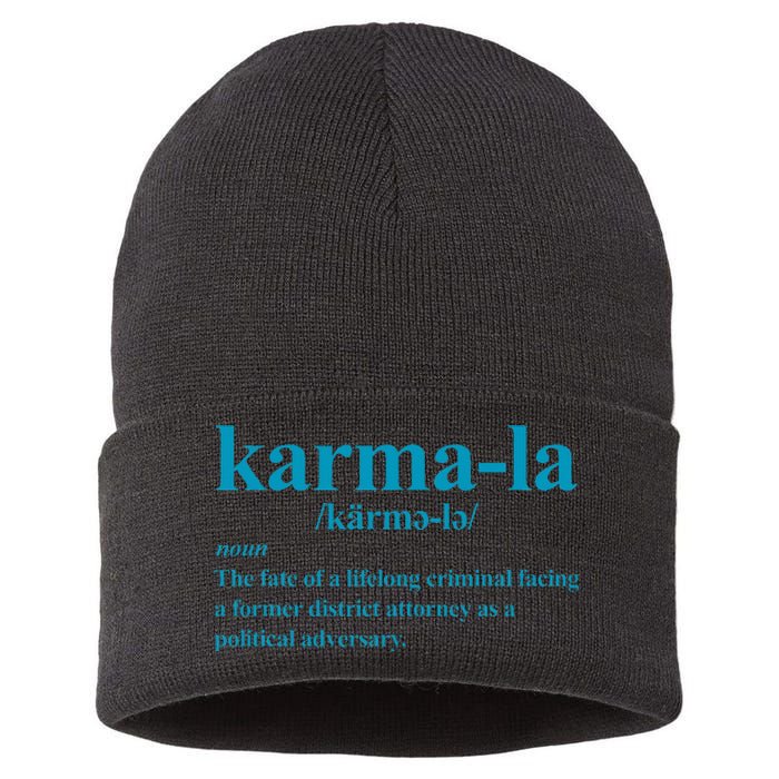 Kamala Karma La Definition Fate Of A Lifelong Criminal Sustainable Knit Beanie