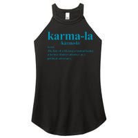 Kamala Karma La Definition Fate Of A Lifelong Criminal Women's Perfect Tri Rocker Tank