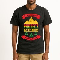 Ku Kia'i Mauna Protect Mauna Kea Aloha Aina Tall T-Shirt