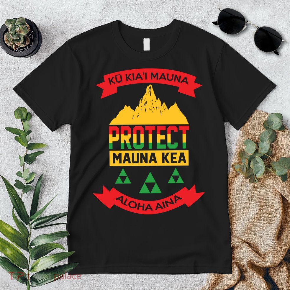 Ku Kia'i Mauna Protect Mauna Kea Aloha Aina Premium T-Shirt