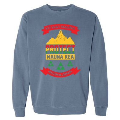 Ku Kia'i Mauna Protect Mauna Kea Aloha Aina Garment-Dyed Sweatshirt