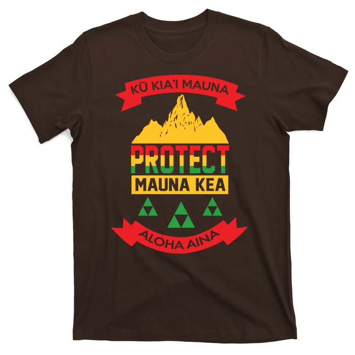 Ku Kia'i Mauna Protect Mauna Kea Aloha Aina T-Shirt