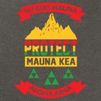 Ku Kia'i Mauna Protect Mauna Kea Aloha Aina Cotton Canvas Backpack