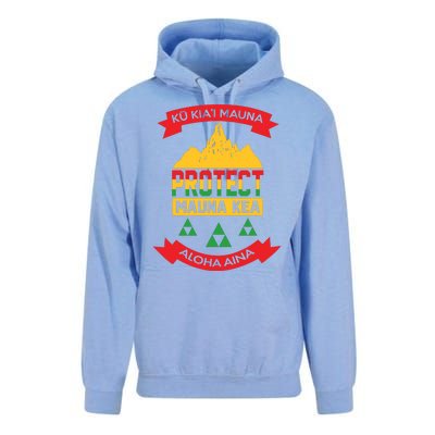 Ku Kia'i Mauna Protect Mauna Kea Aloha Aina Unisex Surf Hoodie