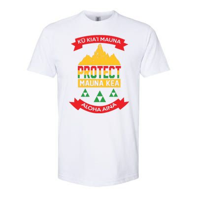 Ku Kia'i Mauna Protect Mauna Kea Aloha Aina Softstyle CVC T-Shirt