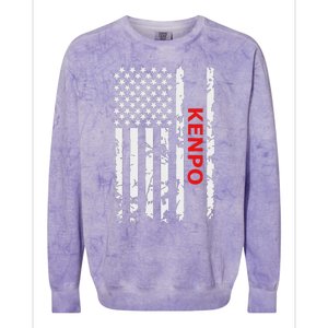 Kenpo Karate Martial Arts Colorblast Crewneck Sweatshirt