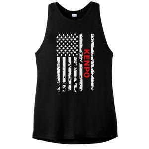 Kenpo Karate Martial Arts Ladies PosiCharge Tri-Blend Wicking Tank