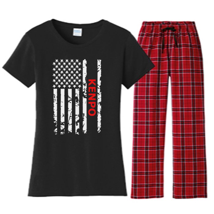 Kenpo Karate Martial Arts Women's Flannel Pajama Set