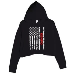 Kenpo Karate Martial Arts Crop Fleece Hoodie