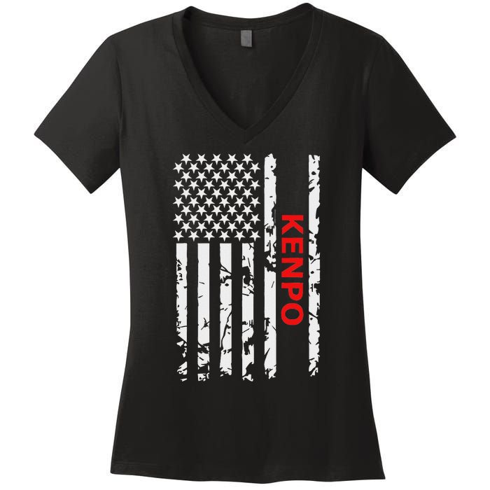 Kenpo Karate Martial Arts Women's V-Neck T-Shirt