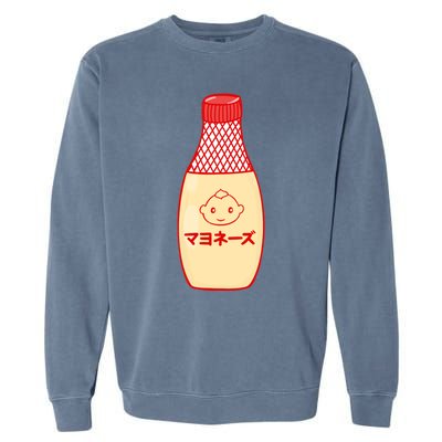 Kawaii Kewpie Mayo Garment-Dyed Sweatshirt