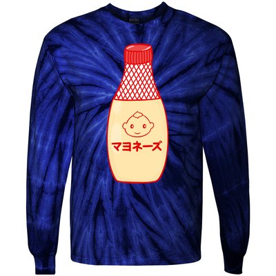 Kawaii Kewpie Mayo Tie-Dye Long Sleeve Shirt