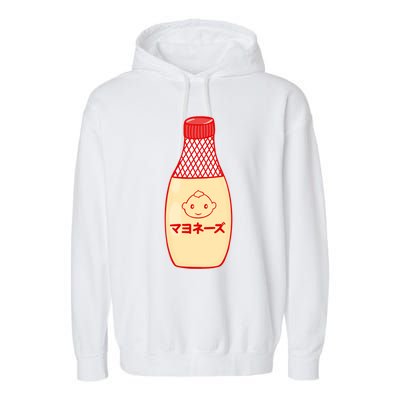 Kawaii Kewpie Mayo Garment-Dyed Fleece Hoodie