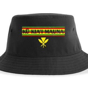 Ku Kiai Mauna Kanaka Maoli Kea Protect Defend Hawaii Sustainable Bucket Hat