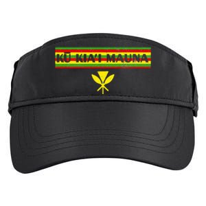 Ku Kiai Mauna Kanaka Maoli Kea Protect Defend Hawaii Adult Drive Performance Visor