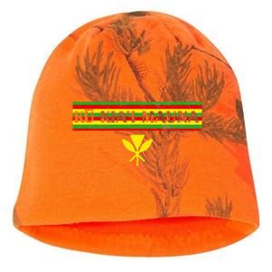 Ku Kiai Mauna Kanaka Maoli Kea Protect Defend Hawaii Kati - Camo Knit Beanie