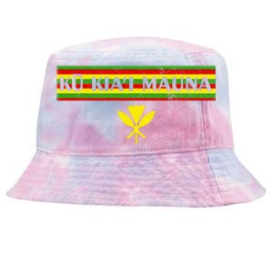 Ku Kiai Mauna Kanaka Maoli Kea Protect Defend Hawaii Tie-Dyed Bucket Hat