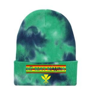 Ku Kiai Mauna Kanaka Maoli Kea Protect Defend Hawaii Tie Dye 12in Knit Beanie