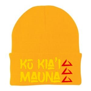 Ku Kiai Mauna Of Mauna Kea Hawaiian Knit Cap Winter Beanie