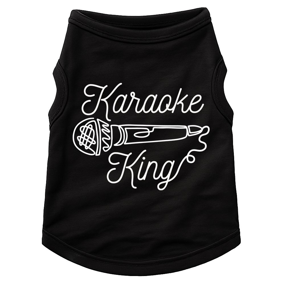 Karaoke King Microphone Musical Doggie Tank