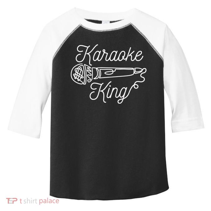 Karaoke King Microphone Musical Toddler Fine Jersey T-Shirt