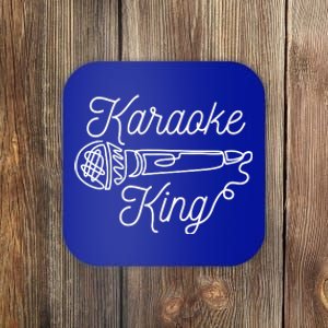 Karaoke King Microphone Musical Coaster