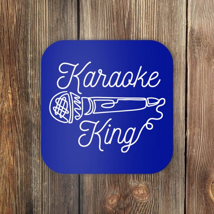 Karaoke King Microphone Musical Coaster