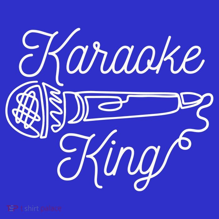 Karaoke King Microphone Musical Premium T-Shirt