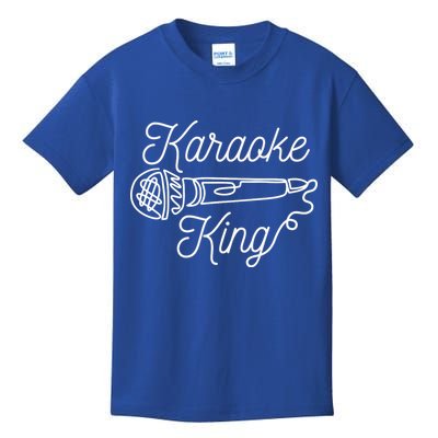 Karaoke King Microphone Musical Kids T-Shirt