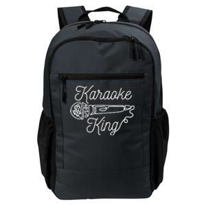 Karaoke King Microphone Musical Daily Commute Backpack