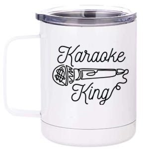 Karaoke King Microphone Musical 12 oz Stainless Steel Tumbler Cup