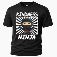Kids Kindness Ninja Anti Bullying Gift Orange Unity Day Cooling Performance Crew T-Shirt