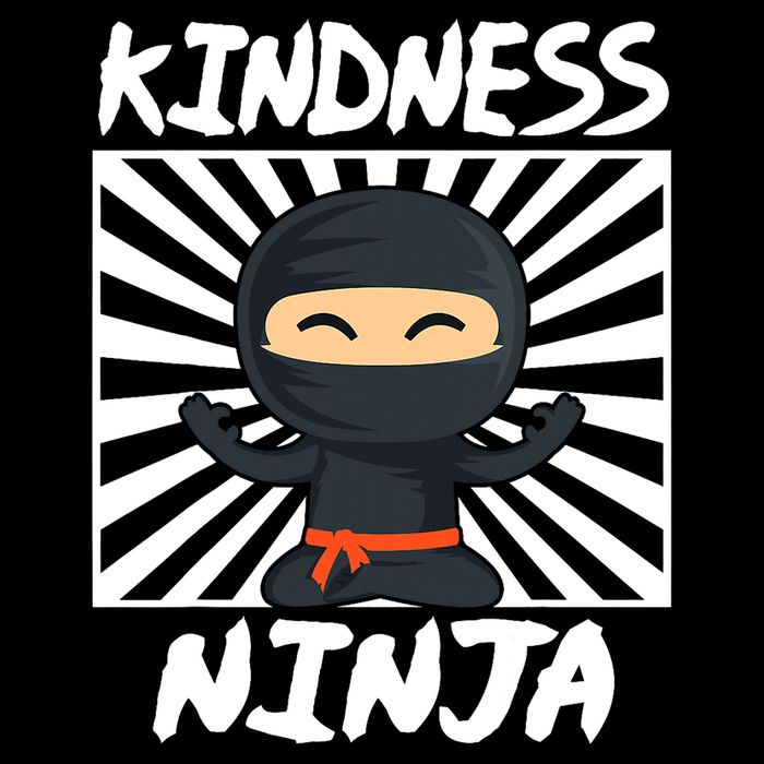 Kids Kindness Ninja Anti Bullying Gift Orange Unity Day Cooling Performance Crew T-Shirt