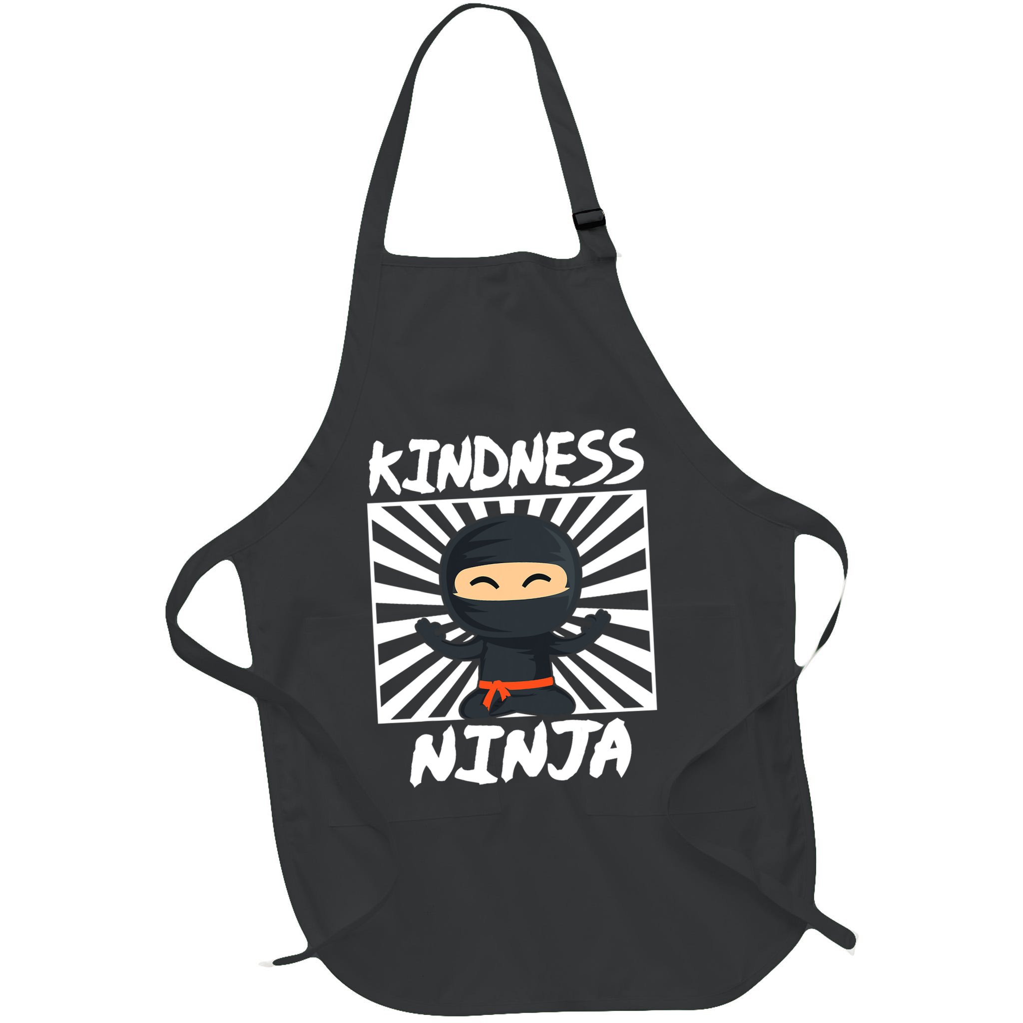 Kids Kindness Ninja Anti Bullying Gift Orange Unity Day Apron
