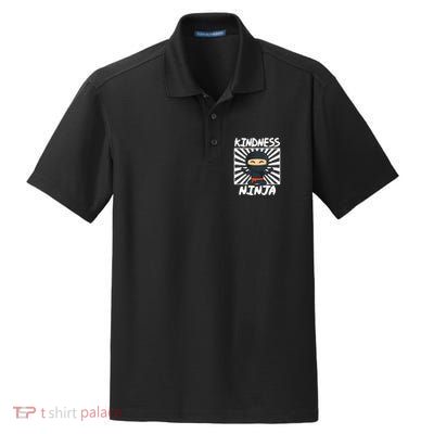Kids Kindness Ninja Anti Bullying Gift Orange Unity Day Dry Zone Grid Polo