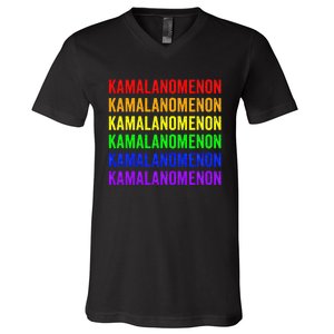 Kamalanomenon Kamala Nomenon Phenomenon V-Neck T-Shirt